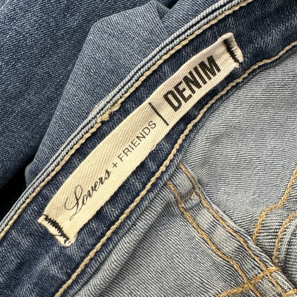 Lovers + Friends Midrise Distressed Skinny Jeans - Picture 4 of 7